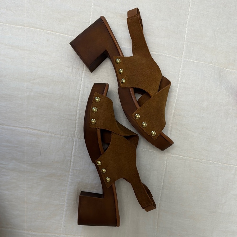 Made in Italy Leather Sandals  Size 9 Christian Di Riccio
